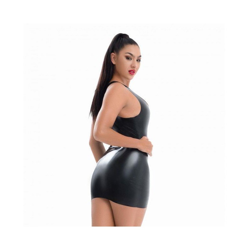 Me You Us Latex Mini Dress Small