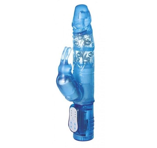 Me You Us Twin Turbo Rabbit Vibrator Blue