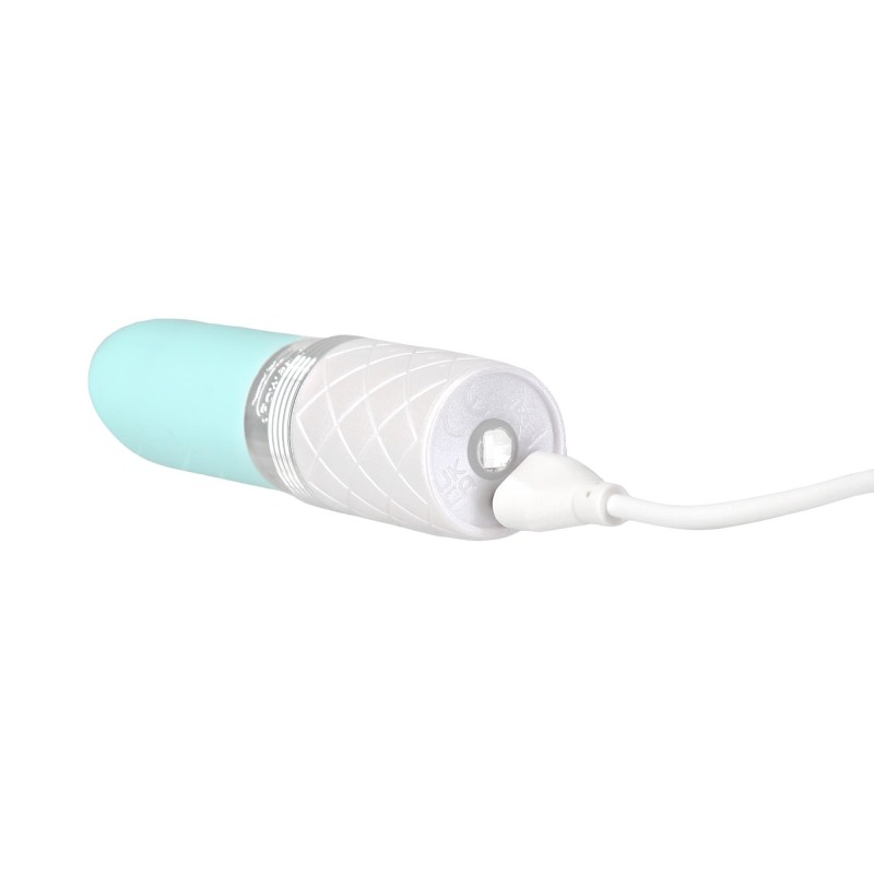 Pillow Talk - Lusty Luxurious Flickering Massager Teal