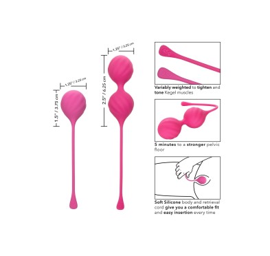 Kegel Training 2 Pcs Pink