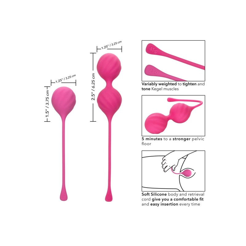 Kegel Training 2 Pcs Pink