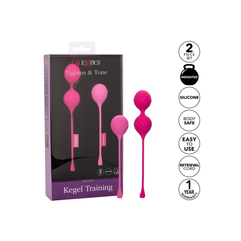 Kegel Training 2 Pcs Pink