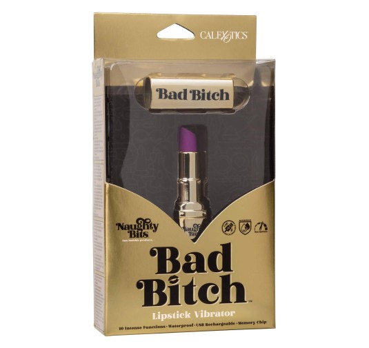 Bad Bitch Lipstick Vibrator Gold