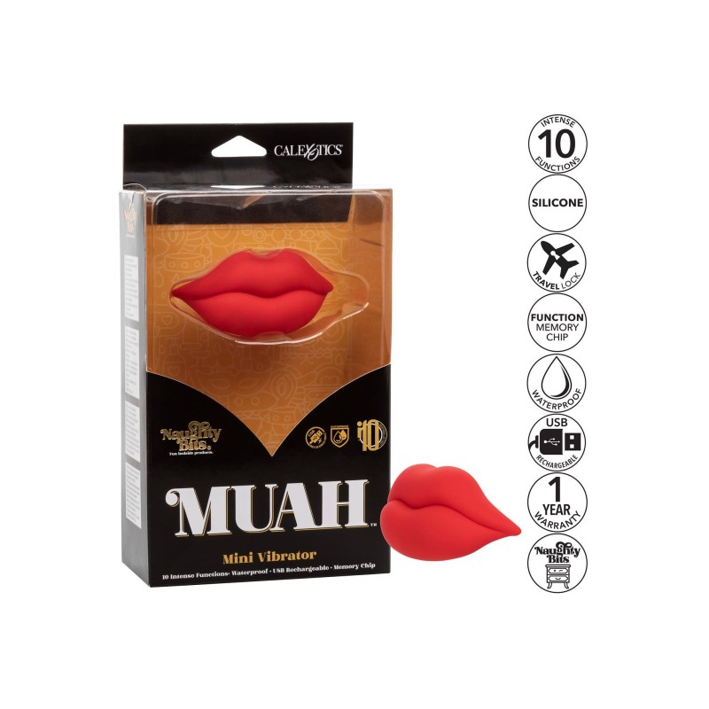 Muah Mini Vibrator Red