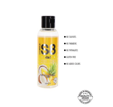 S8 4-in-1 Dessert Lube 125ml Pineapple