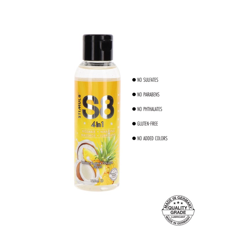 S8 4-in-1 Dessert Lube 125ml Pineapple