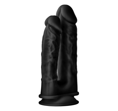 REAL LOVE DUAL DENSITY DOUBLE PENETRATOR BLACK