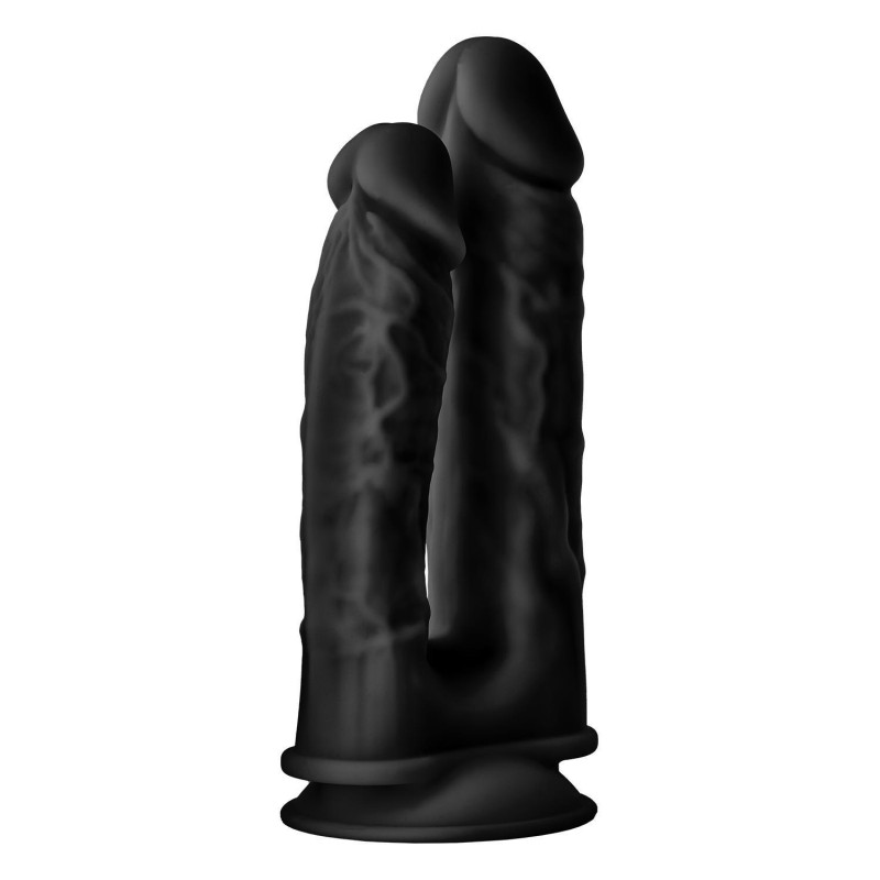 REAL LOVE DUAL DENSITY DOUBLE PENETRATOR BLACK