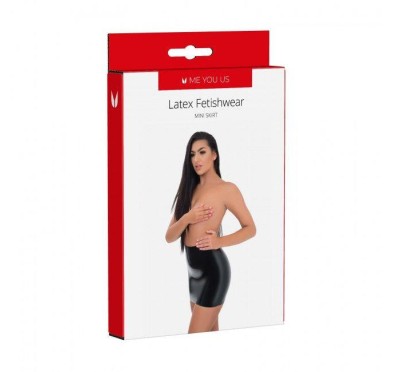 Me You Us Latex Mini Skirt Small