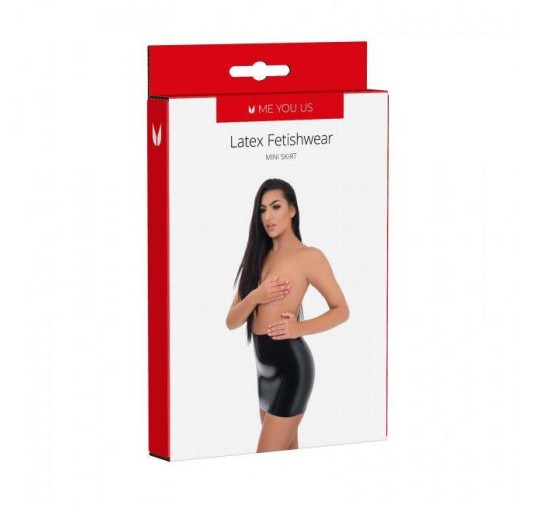 Me You Us Latex Mini Skirt Small