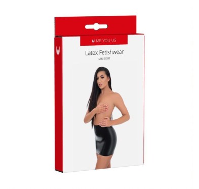 Me You Us Latex Mini Skirt Large