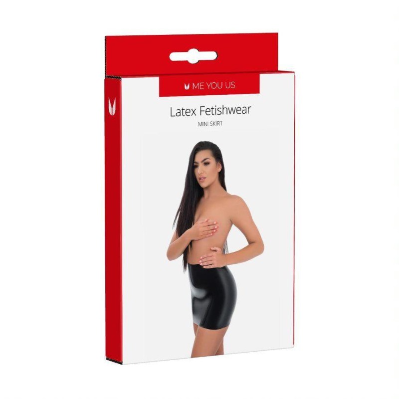 Me You Us Latex Mini Skirt Large