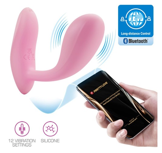 PRETTY LOVE - Baird, 12 vibration functions Mobile APP Long-distance Control