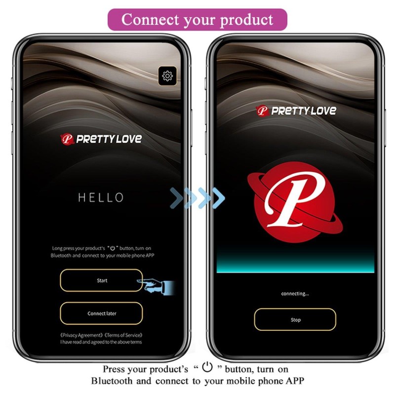 PRETTY LOVE - Baird, 12 vibration functions Mobile APP Long-distance Control