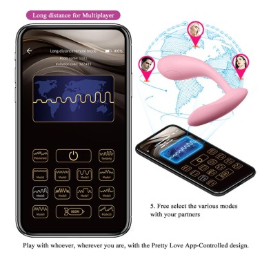 PRETTY LOVE - Baird, 12 vibration functions Mobile APP Long-distance Control