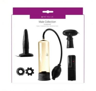 Me You Us Male Collection Couples Kit Black