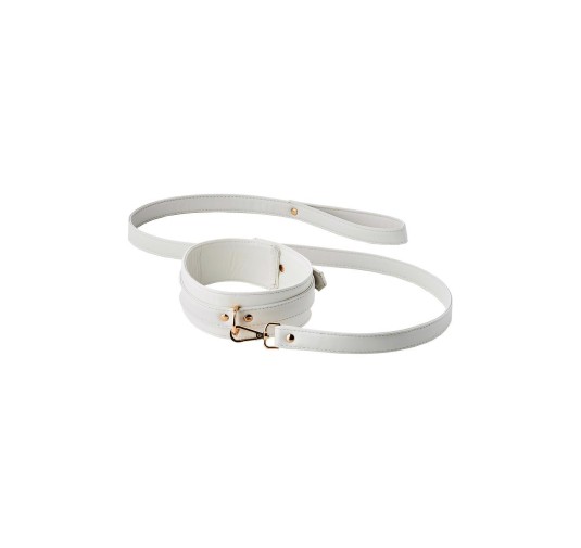 BLAZE ELITE COLLAR AND LEASH WHITE