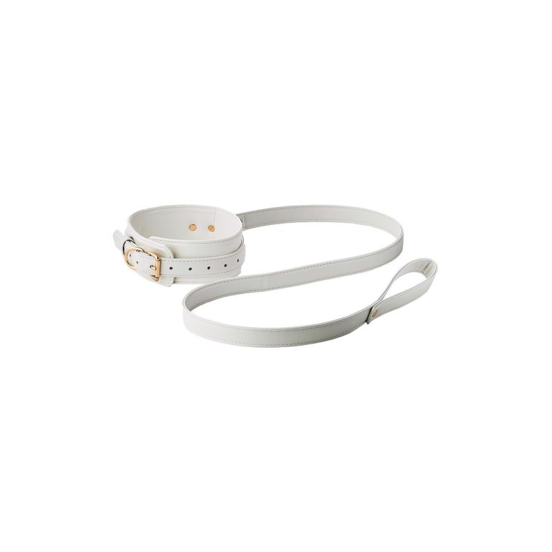 BLAZE ELITE COLLAR AND LEASH WHITE