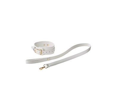 BLAZE ELITE COLLAR AND LEASH WHITE