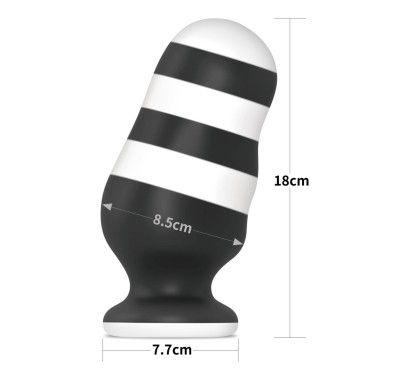 ZATYCZKA ANALNA SILIKONOWA GRUBA KOREK ANALNY PLUG 18 CM