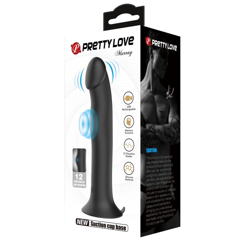 Dildo wibrujące z przyssawką analne waginalne 12 trybów wibracji pulsacji Dildo wibrujące z przyssawką analne waginalne 12 trybów wibracji pulsacji