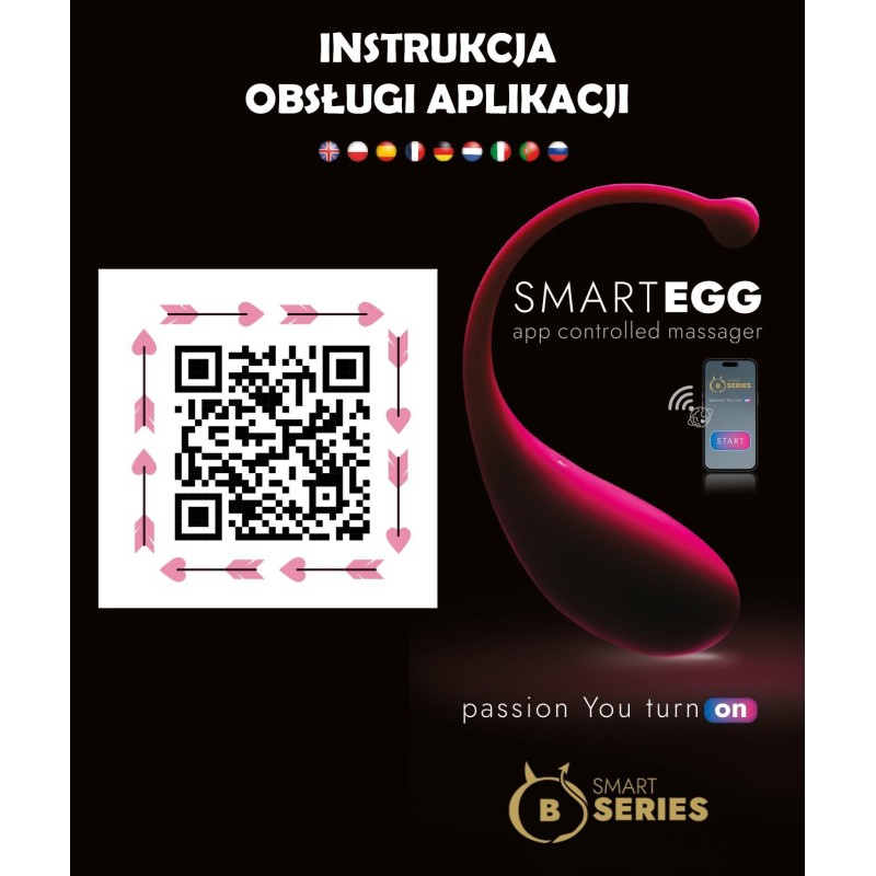 Jajeczko z wibracjami sterowane aplikacją Smart Egg