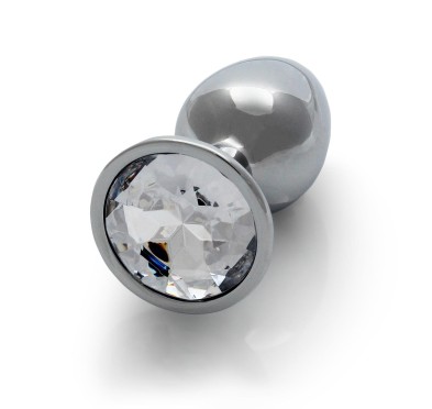 Round Gem Butt Plug - Small