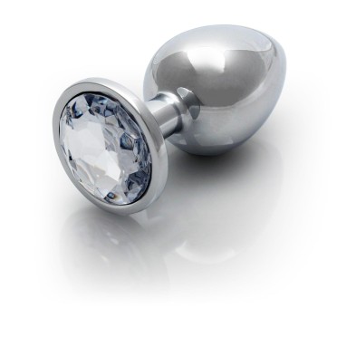 Round Gem Butt Plug - Medium