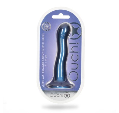 Profilowane dildo do stymulacji punktu G strapon silikonowe17 cm