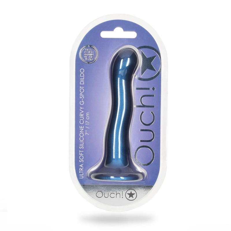 Profilowane dildo do stymulacji punktu G strapon silikonowe17 cm