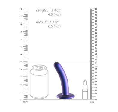 Smooth Silicone G-Spot Dildo - 5'' / 12 cm