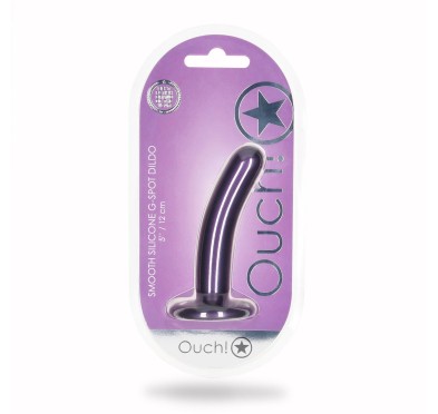 Smooth Silicone G-Spot Dildo - 5'' / 12 cm