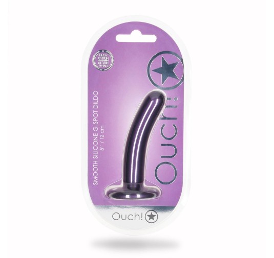 Smooth Silicone G-Spot Dildo - 5'' / 12 cm