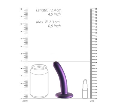 Smooth Silicone G-Spot Dildo - 5'' / 12 cm