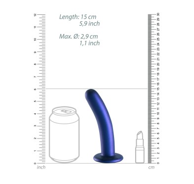 Smooth Silicone G-Spot Dildo - 6'' / 14,5 cm