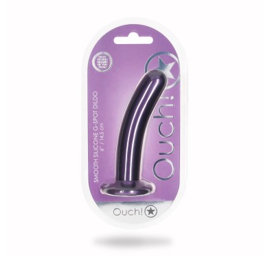 Smooth Silicone G-Spot Dildo - 6'' / 14,5 cm