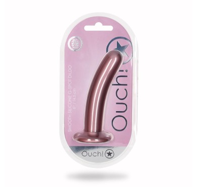 Smooth Silicone G-Spot Dildo - 6'' / 14,5 cm