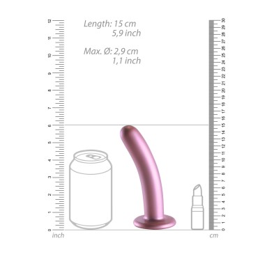 Smooth Silicone G-Spot Dildo - 6'' / 14,5 cm