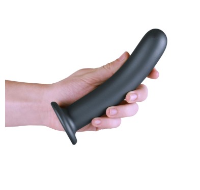 Smooth Silicone G-Spot Dildo - 7'' / 17 cm