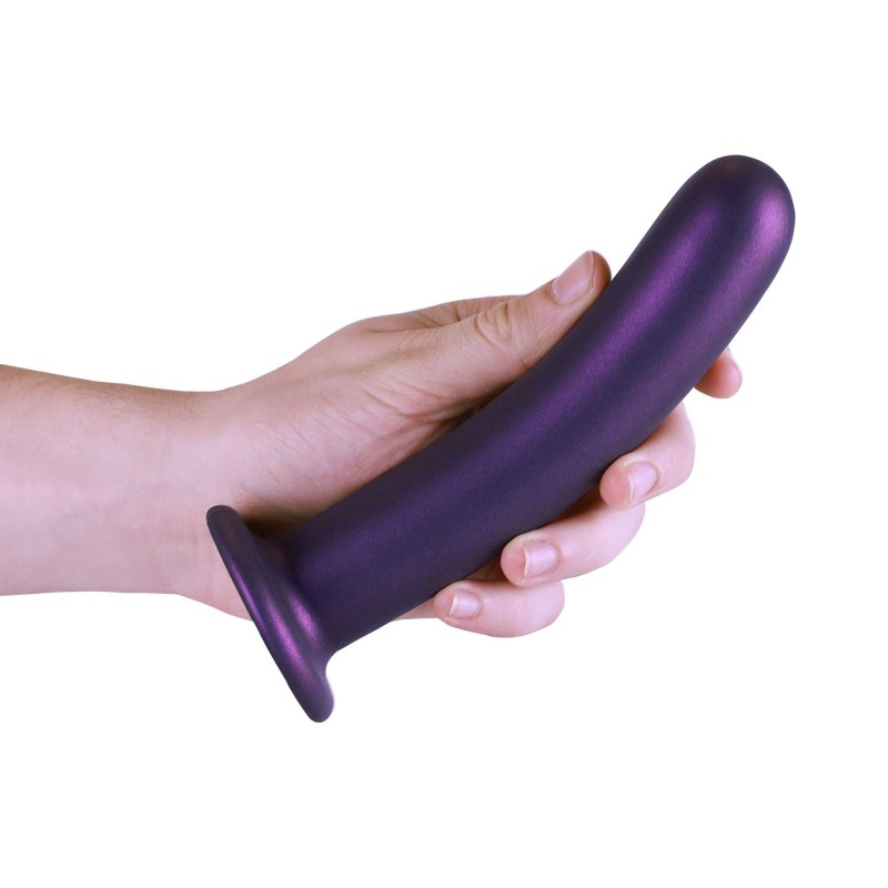 Smooth Silicone G-Spot Dildo - 7'' / 17 cm