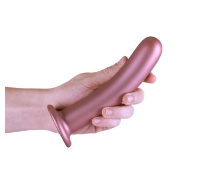 Smooth Silicone G-Spot Dildo - 7'' / 17 cm