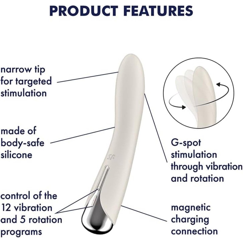 Satisfyer Spinning Vibe 1 Beige