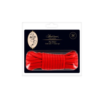 SM BONDAGE ROPE RED 5M (Size: T1)