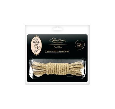 SM BONDAGE HEMP ROPE 5M (Size: S)