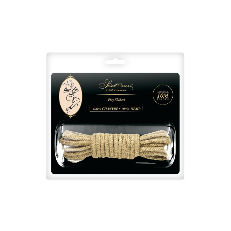 SM BONDAGE HEMP ROPE 5M (Size: S)