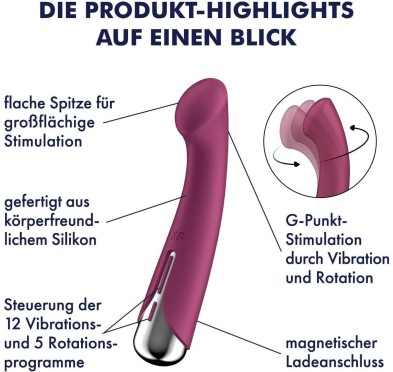 Satisfyer Spinning G-Spot 1 Red