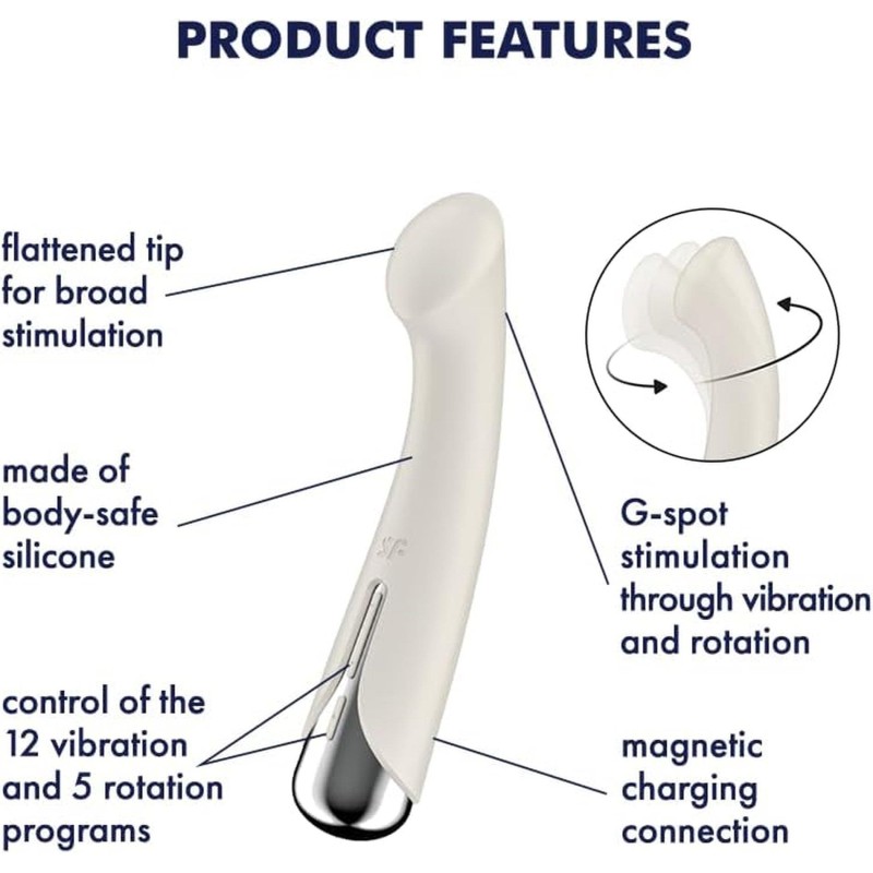 Satisfyer Spinning G-Spot 1 Beige