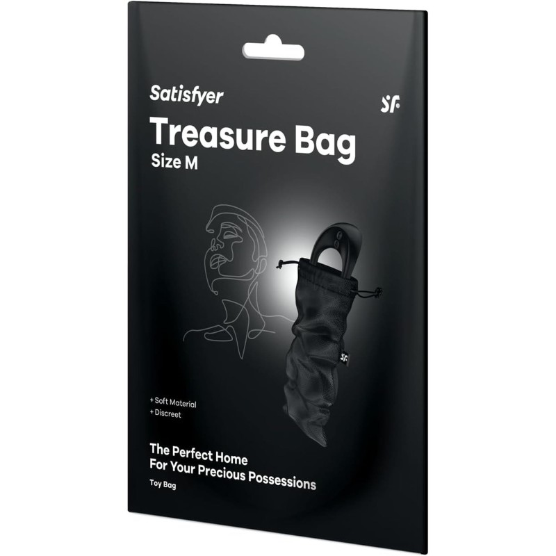 Satisfyer Treasure Bag M Black