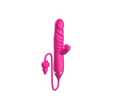 Tongue licking Triple Stimulation Thrusting Vibrator