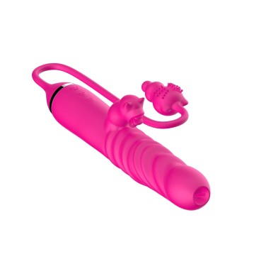 Tongue licking Triple Stimulation Thrusting Vibrator